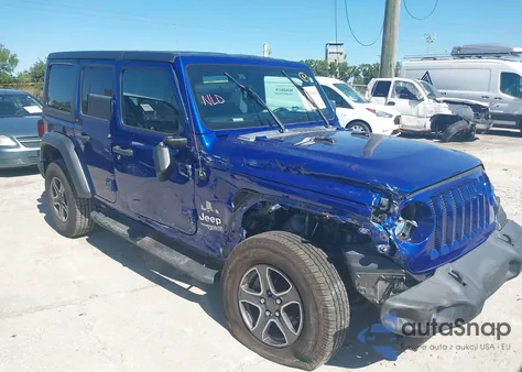 2018 Jeep Wrangler Unlimited Sport S 4X4 из США, поврежденный, VIN 1C4HJXDG1JW298735